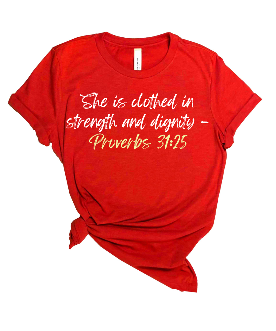 She is Clothed in Strength in Dignity