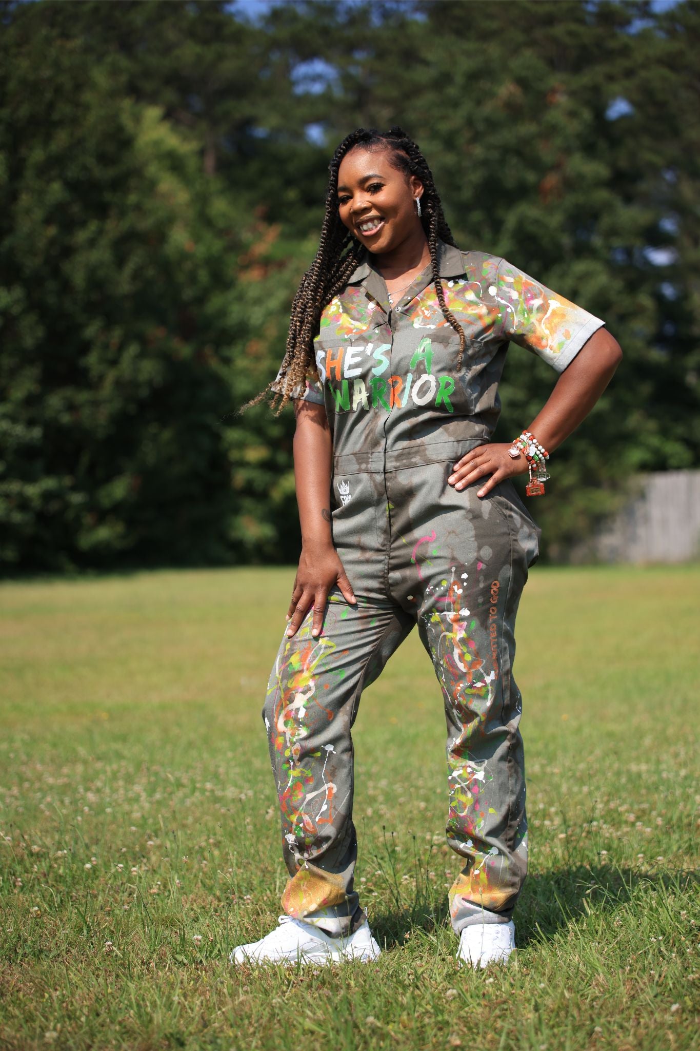 PRE~ORDER SHE'S A WARRIOR JUMPSUIT (FULL ARMOR OF GOD)