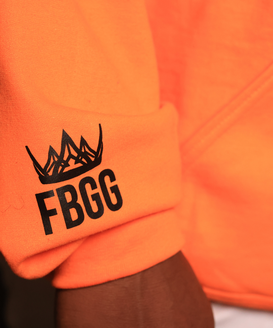 The Classic Bold Faith Classic Orange Hoodie