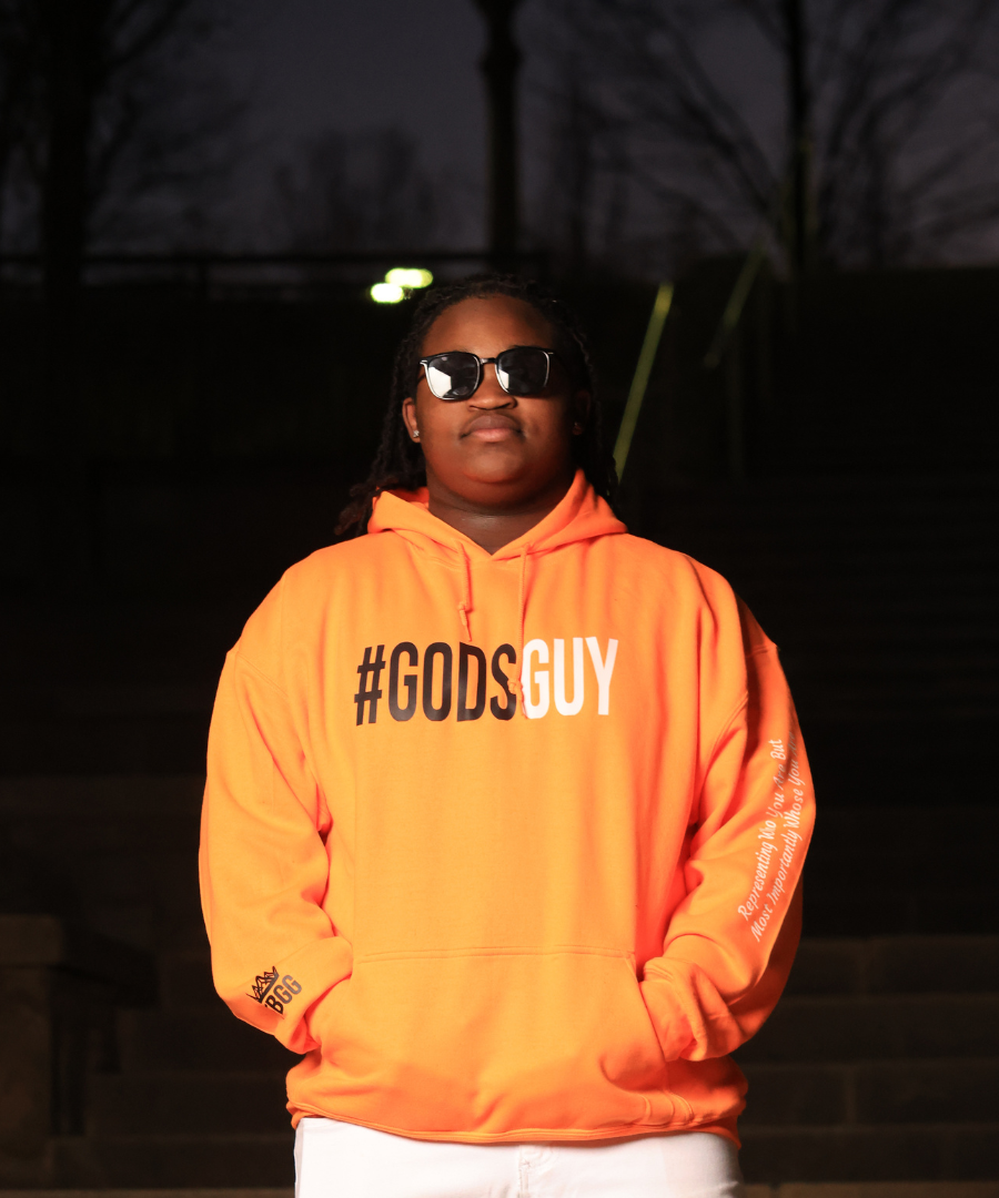 The Classic Bold Faith Classic Orange Hoodie