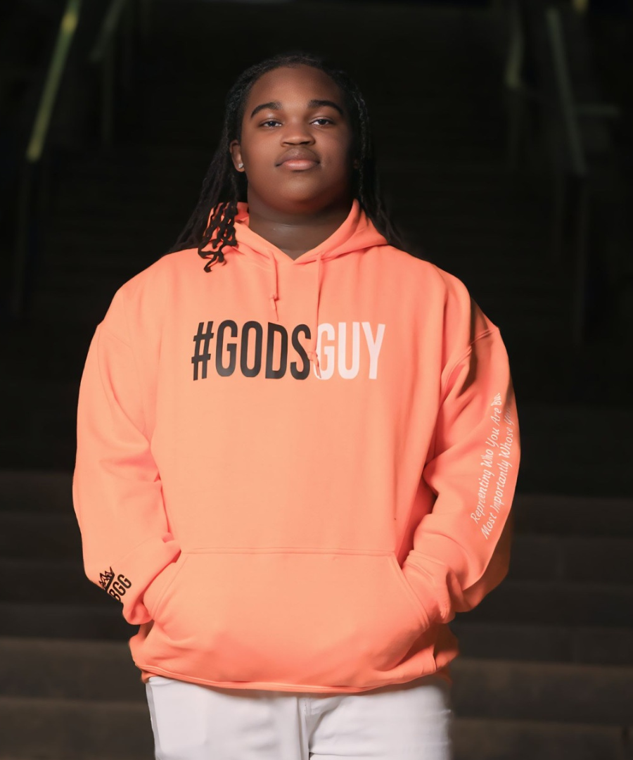 The Classic Bold Faith Classic Orange Hoodie